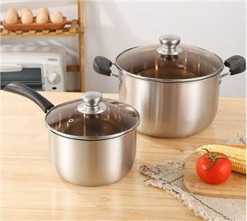Stainless Hlau Kua Mis Pot Sets
