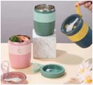 Stainless hlau Mini Thermos Khoom noj khoom haus Mug